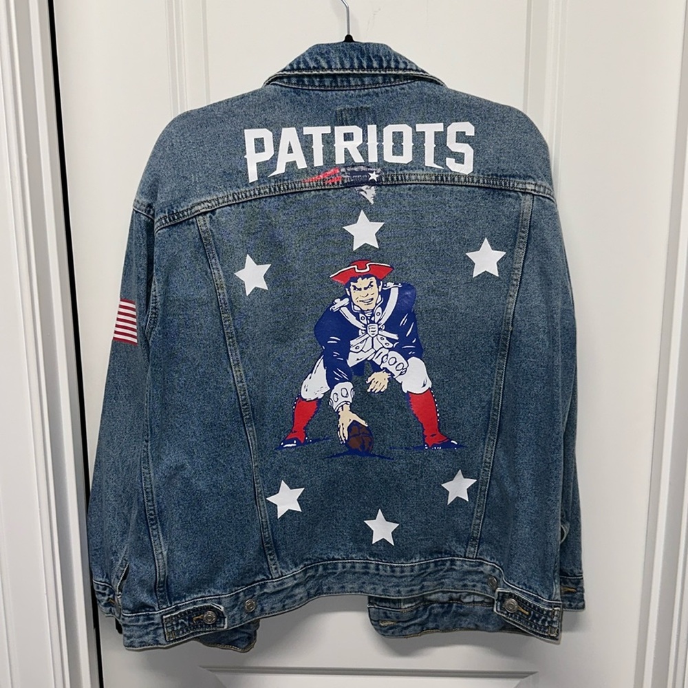 New England Patriots Denim Jacket